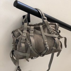 Alexander Wang Kirsten suede multi strap satchel